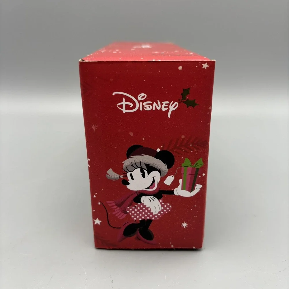 Disney Mickey  & Minnie Mouse Christmas Elf Hat Salt Pepper Shakers Holiday Gift
